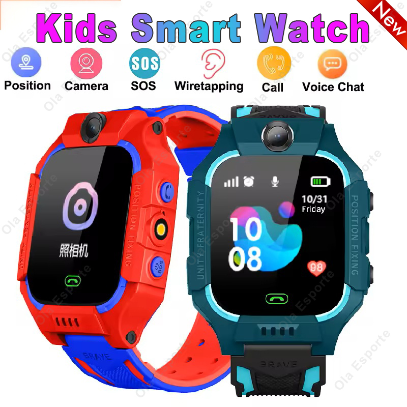 Smartwatch Watches Boys - สมาร์ทวอทช์เด็ก 2G ใส่ซิมการ์ด นาฬิกาอัจฉริยะสำหรับเด็ก พร้อมระบบติดตาม SOS