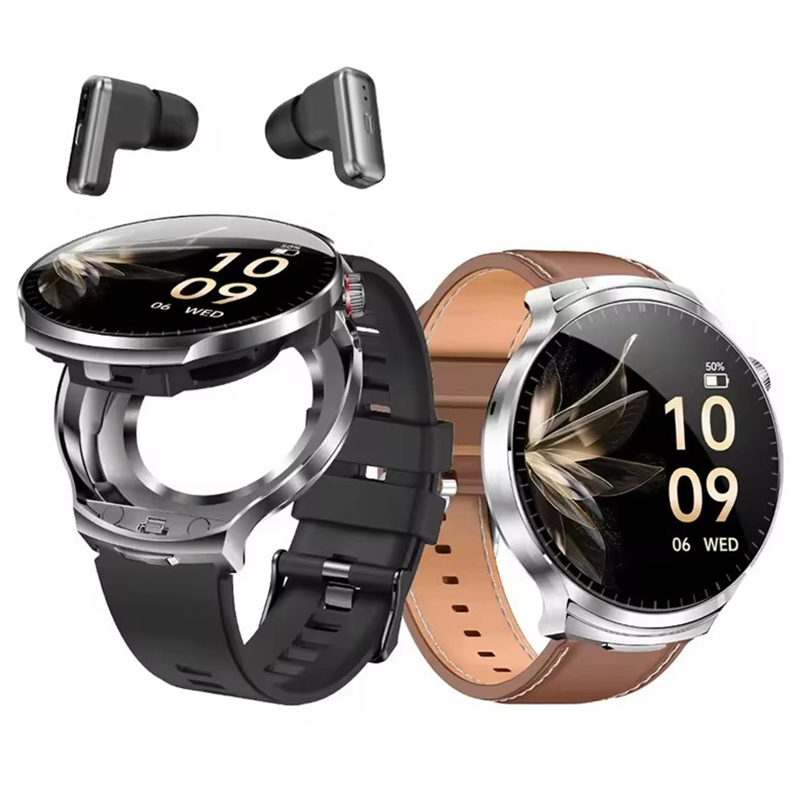 Smartwatch Noise Watches - ใหม่สมาร์ทวอทช์หูฟังผู้ชาย TWS 2 IN1 ไร้สายบลูทูธโทรเพลงชุดหูฟังอัตราการเต้นของหัวใจกีฬาหูฟังตัดเสียงรบกวนสมาร์ทวอทช์