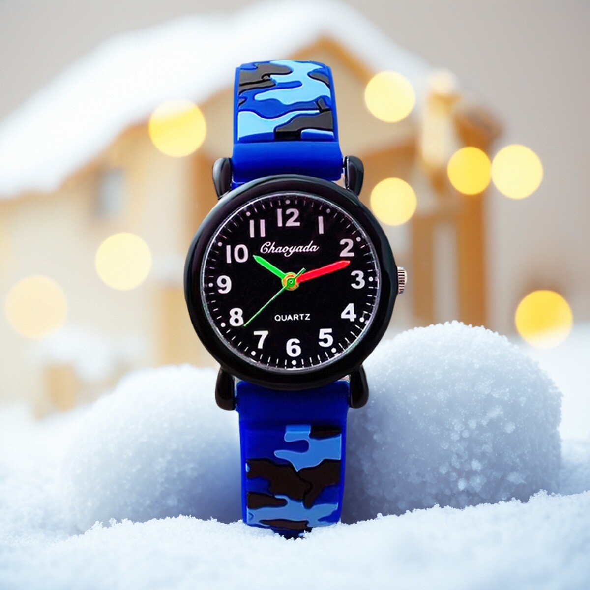 Smartwatch Watches Boys - เด็กชายหญิงนาฬิกาข้อมือควอตซ์แบบแอนะล็อกซิลิโคนนักเรียนโรงเรียนนาฬิกาเด็กของขวัญวันเกิด Non-smartwatch