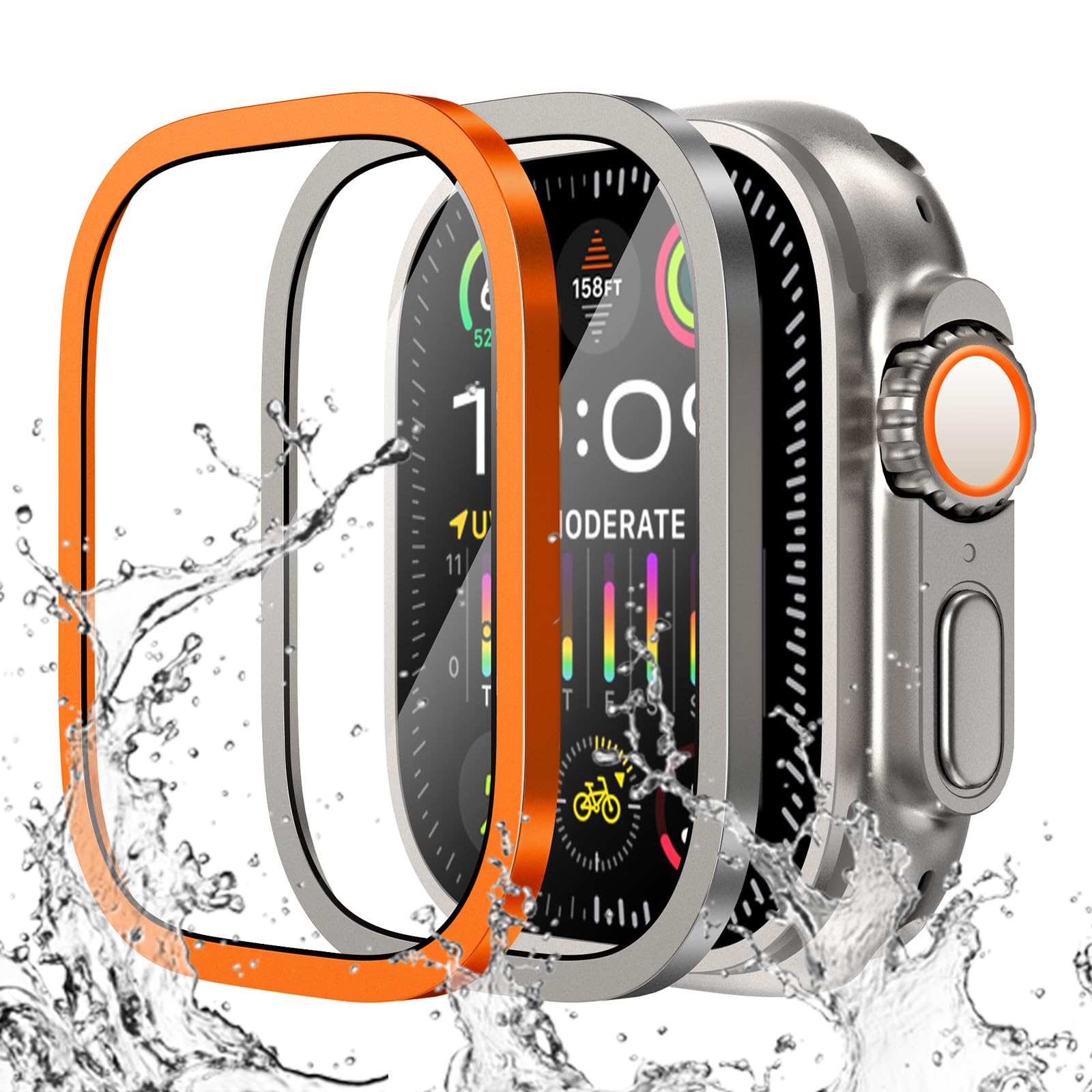 Apple Watch Band - กระจกนิรภัยสําหรับ Apple Watch Ultra 49 มม.