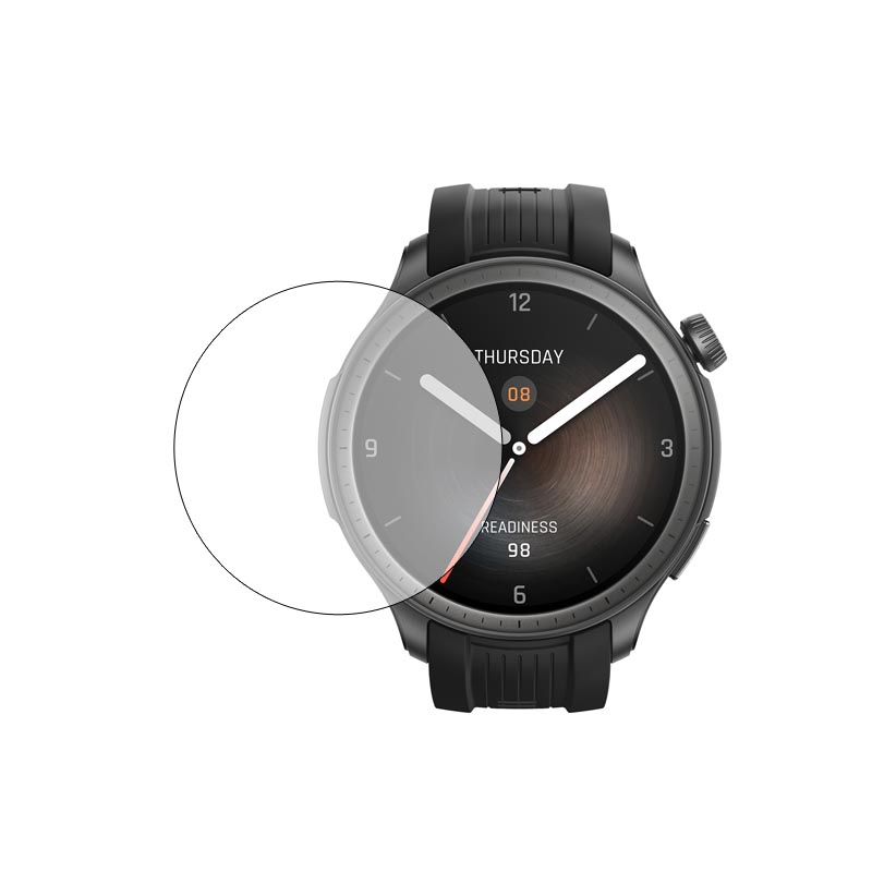 Smartwatch English - 5ชิ้นฟิล์มป้องกันนิ่ม TPU สมาร์ทวอทช์ใสสำหรับ amazfit บาลานซ์สมาร์ทวอท์ชอุปกรณ์เสริมฝาครอบป้องกันหน้าจอ