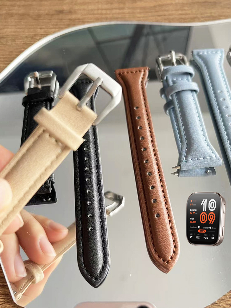 Smartwatch Slim Watches For Men - สายนาฬิกาขนาด 20 มม./22 มม. สำหรับ Amazfit