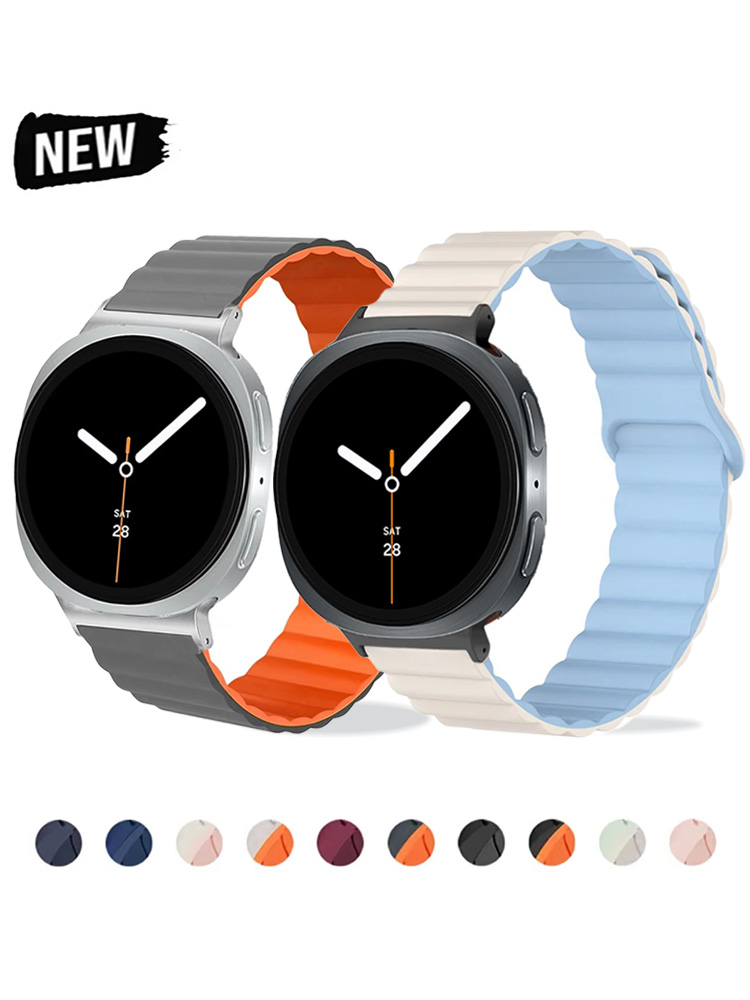 Smartwatch Samsung Watches For Men - ซิลิโคนกีฬาสําหรับ Samsung Galaxy Watch 8 40