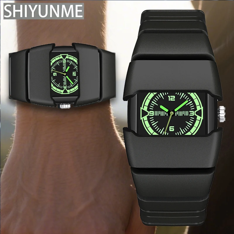 Smartwatch Watches For Women Branded - นาฬิกาแฟชั่น SHIYUNME สุดเท่สำหรับผู้ชาย ดีไซน์ล้ำสมัย รูปทรงเอเลี่ยน กันน้ำ