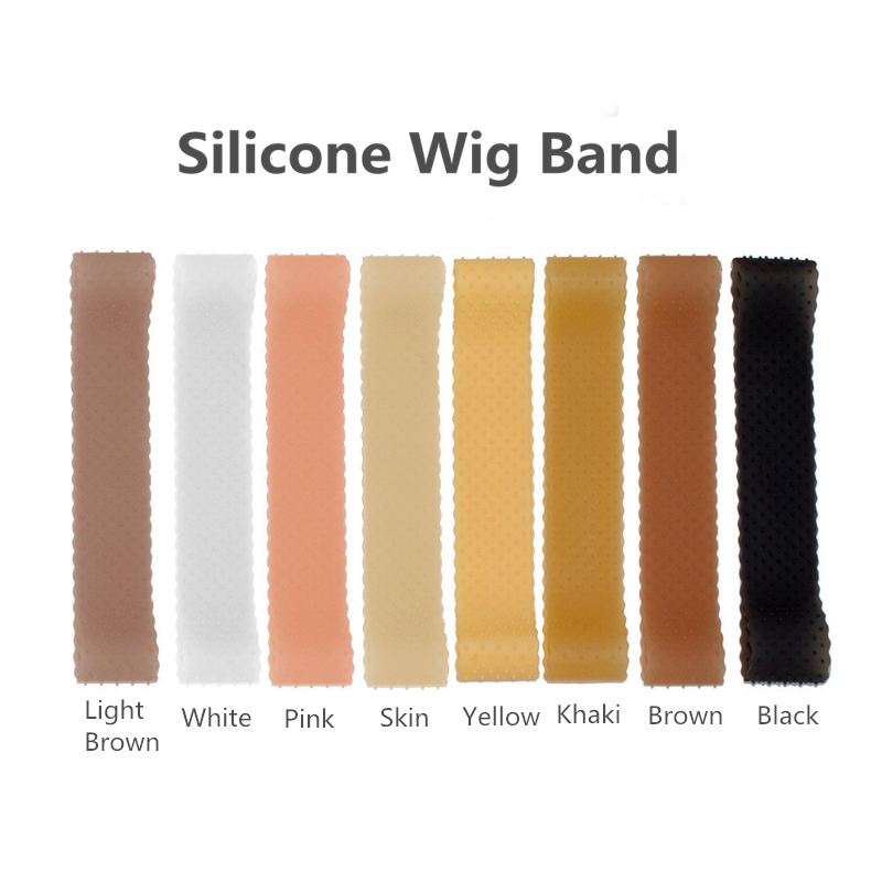 Silicone Sport Band - 1PC ซิลิโคนไม่มีรอยต่อไม่ลื่นวิกผมพร้อมหมวกวิกผมซิลิโคนยืดสำหรับวิกผมและกีฬาโยคะ