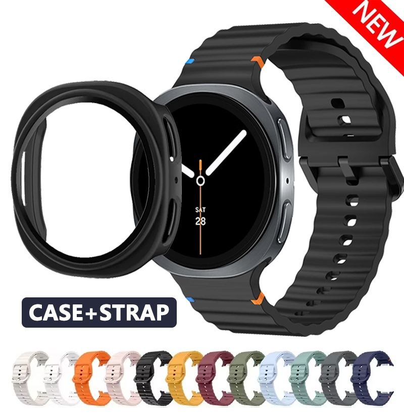 Smartwatch Samsung Watches For Men - Hollow case + สายซิลิโคนอย่างเป็นทางการสําหรับ samsung galaxy