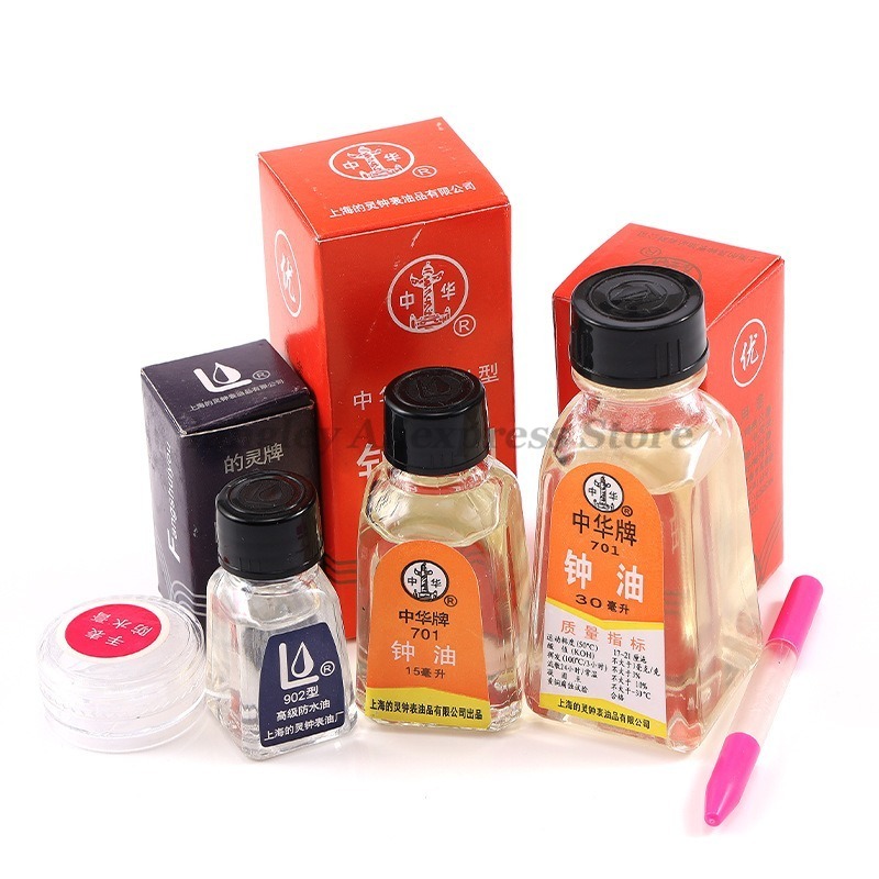 Watch Lubricant Oil - นาฬิกานาฬิกาน้ํามัน 702 701 902 น้ํามันหล่อลื่นการบํารุงรักษา Clean