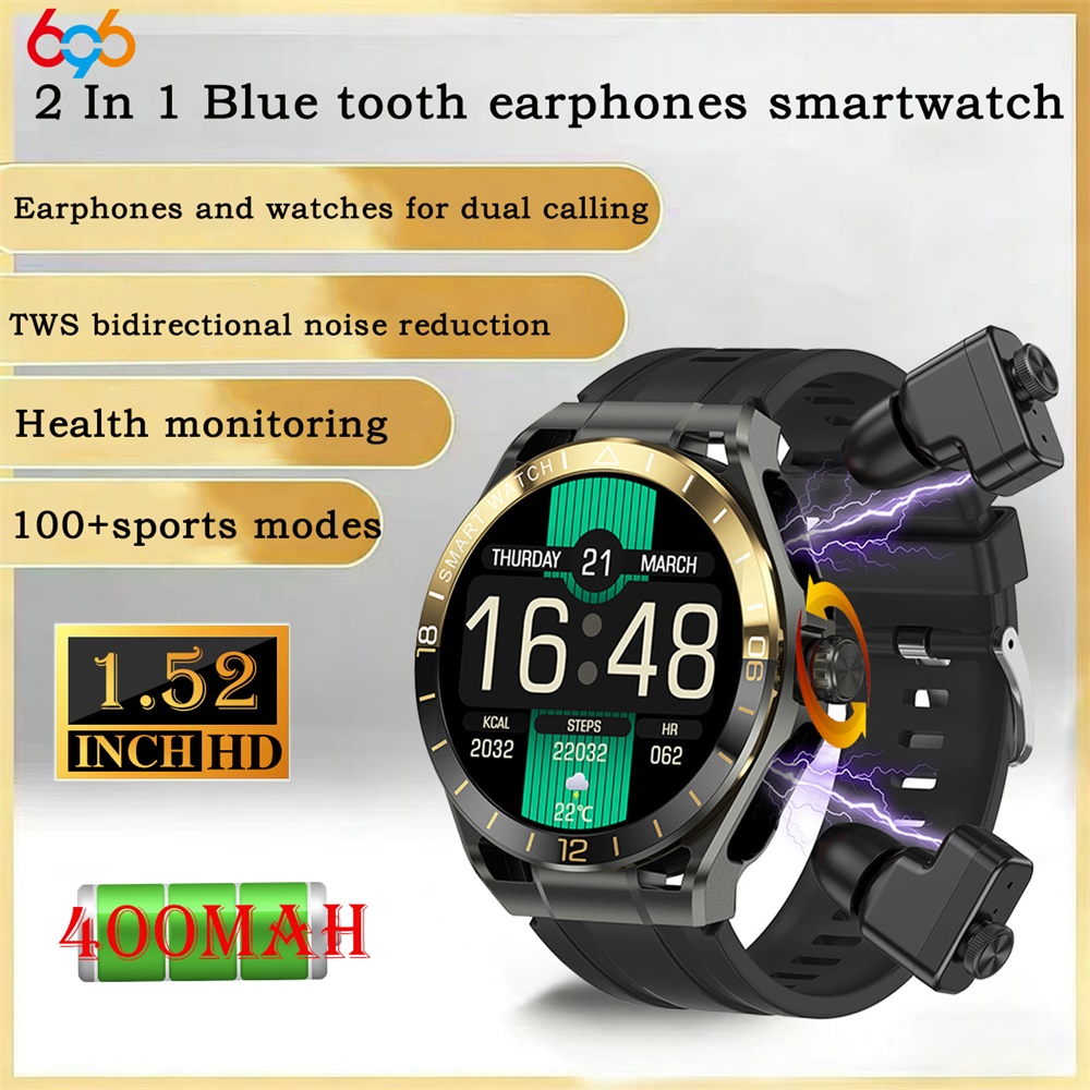 Smartwatch Noise Watches - หูฟังบลูทูธพร้อมนาฬิกาอัจฉริยะ 2 in 1 รุ่นปี 2026