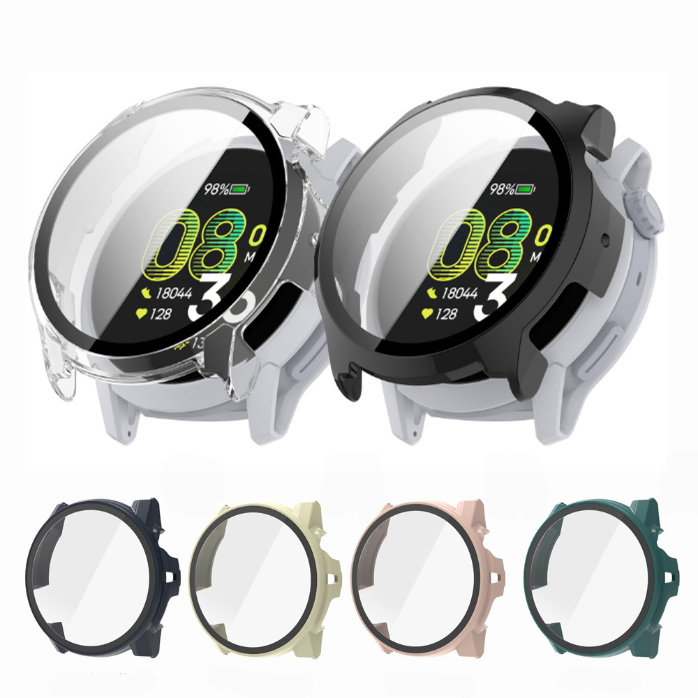 Smartwatch English - ฟิล์มกันรอยหน้าจอแบบแข็งพร้อมกรอบป้องกันสำหรับนาฬิกาอัจฉริยะ Coros Pace 4/Apex 4 ขนาด