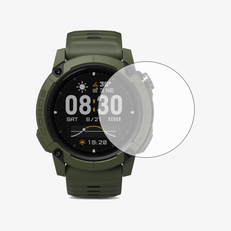 Smartwatch English - ฟิล์มกันรอยกระจกแข็งสำหรับนาฬิกาอัจฉริยะ Coros NOMAD แผ่นปิดหน้าจอป้องกันรอยขีดข่วน อุปกรณ์เสริมสำหรับการปกป้อง