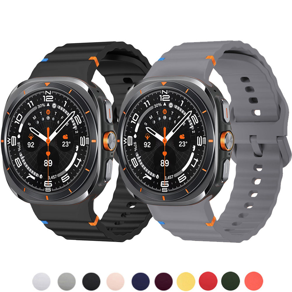 Smartwatch Samsung Watches For Men - สายนาฬิกาซิลิโคนสำหรับ Samsung Galaxy Watch 9 8
