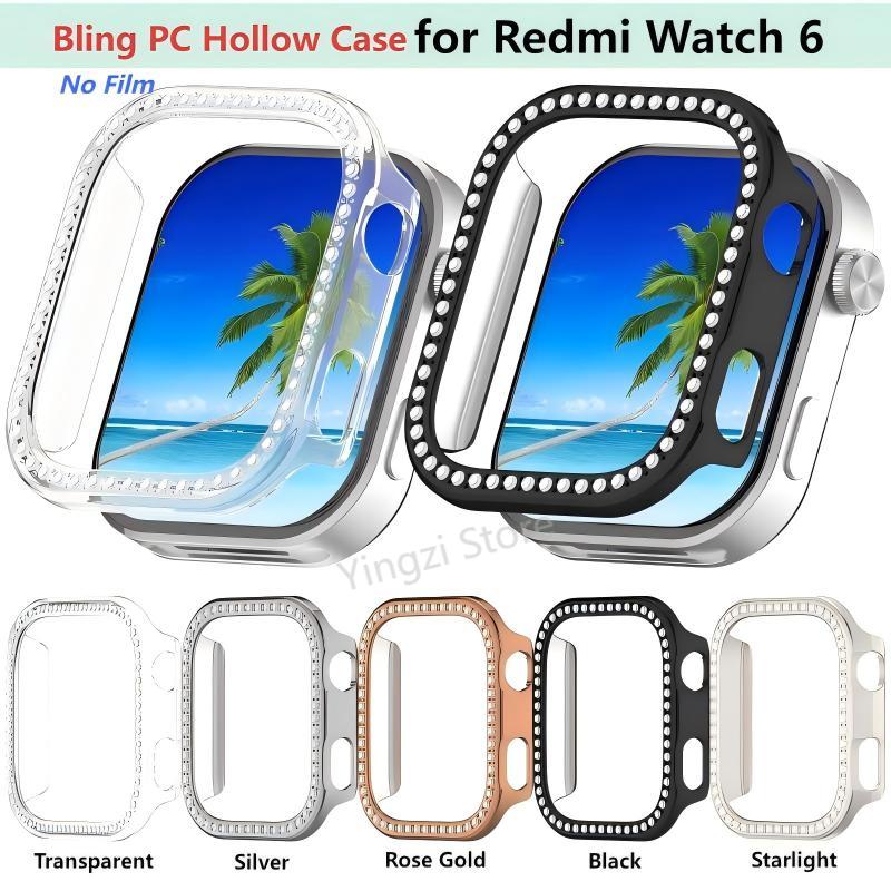Smartwatch English - บลิง พีซี ฮอลโลว์ เคส คัฟเวอร์สำหรับเรดมี่ วอทช์