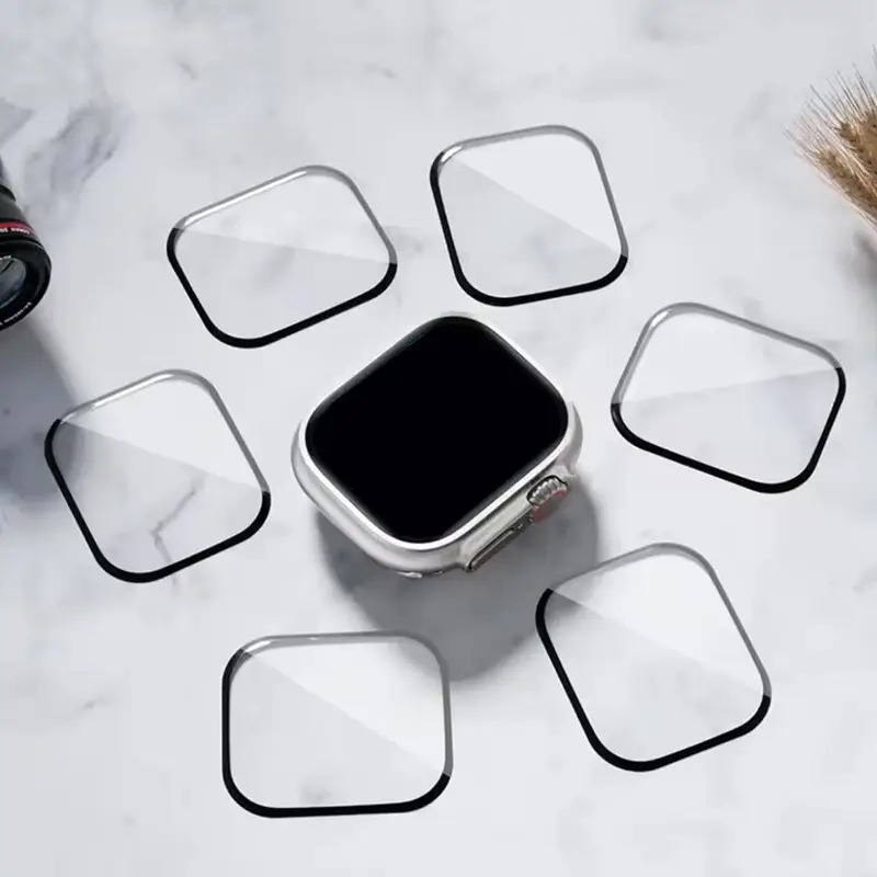 Apple Watch Band - 1-5 ชิ้นฟิล์มป้องกันรอยขีดข่วนสำหรับแอปเปิ้ลวอทช์อัลตร้า 3-2 49 มม.41-45 มม.-42-46