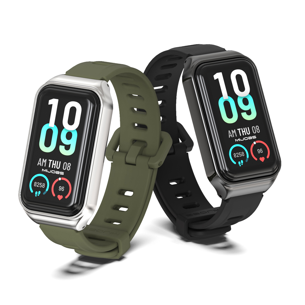 Smartwatch English - สําหรับ Amazfit Band 7 สมาร์ทวอท์ชสายซิลิโคนสําหรับ Amazfit