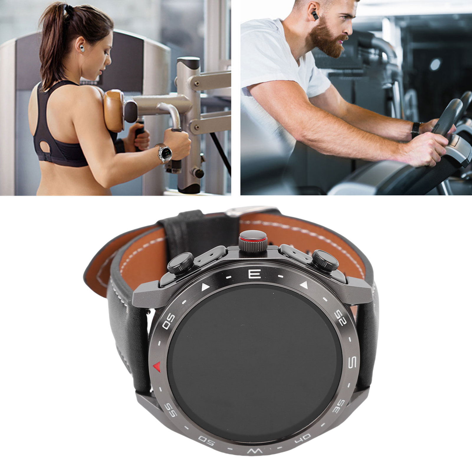Smartwatch Noise Watches - สมาร์ทวอทช์พร้อมฟังก์ชันเตือนการนั่งนาน ตั้งเวลา แจ้งเตือนสภาพอากาศ หูฟังตัดเสียงรบกวน นาฬิกาปลุก และนาฬิกากีฬาสำหรับการใช้งานในชีวิตประจำวัน