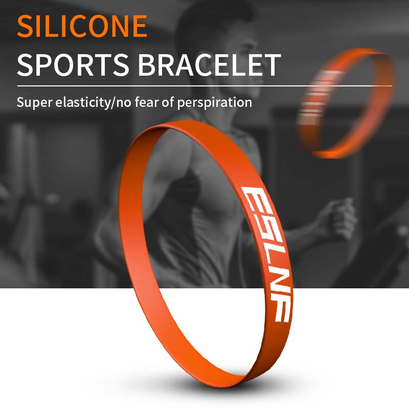 Silicone Sport Band - สายรัดข้อมือกีฬาซิลิโคนแบบนุ่มยืดหยุ่นกันน้ำแบบกำหนดเอง