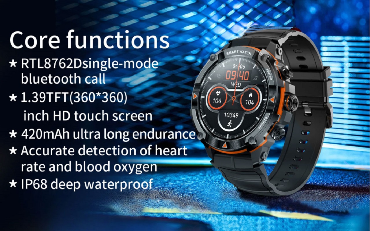 สมาร์ทวอท์ช1.43 AMOLED Display - Watch Vs Smartwatch บทวิจารณ์และราคา