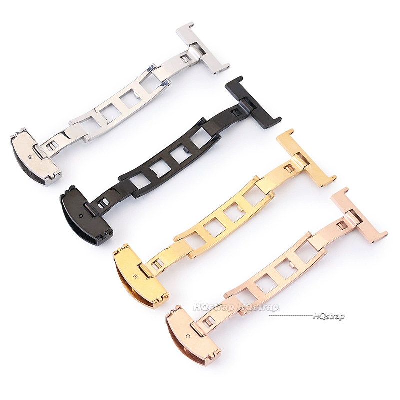 316L สแตนเลสผีเสื้อหัวเข็มขัดน - Replacement Watch Bracelet บทวิจารณ์และราคา