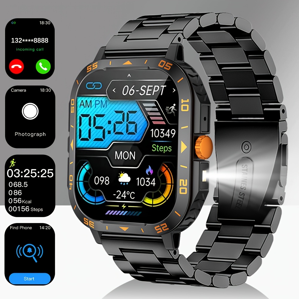 สมาร์ทวอทช์ระดับพรีเมียม พร้อม - Smartwatch Premium Watches For Men บทวิจารณ์และราคา