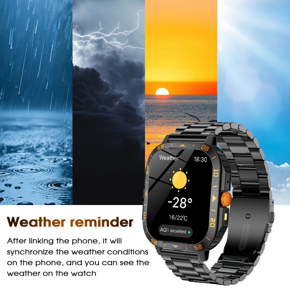 สมาร์ทวอทช์ระดับพรีเมียม พร้อม - Smartwatch Premium Watches For Men บทวิจารณ์และราคา