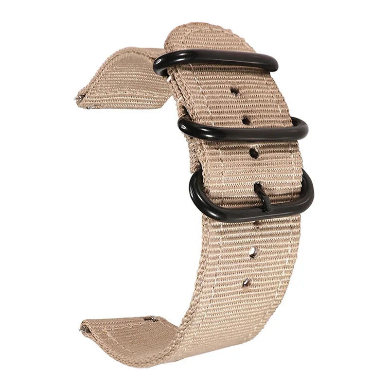 20 มม. 22 มม. สายนาฬิกาไนลอนแบ - Smartwatch Army Watches For Men บทวิจารณ์และราคา