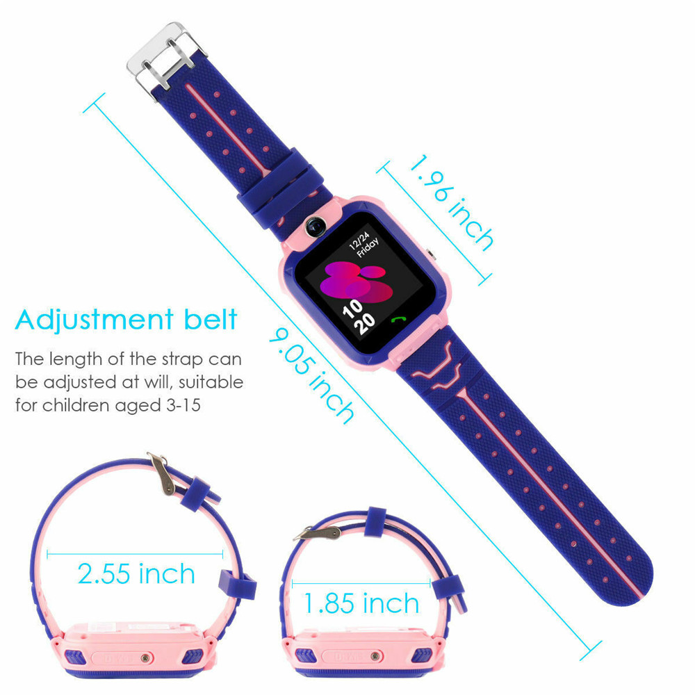 2G เด็กดูสมาร์ท SOS โทรตําแหน่ - Smartwatch Watches Boys บทวิจารณ์และราคา