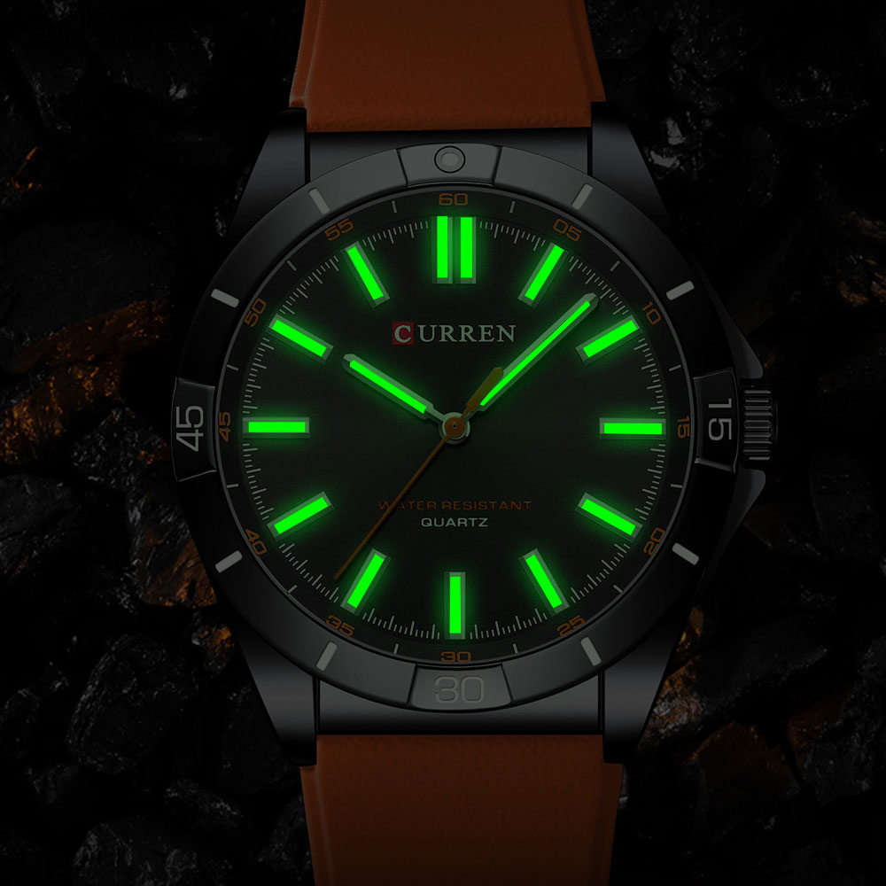 CURREN ผู้ชายมินิมอลลิสต์ สปอร - Silicone Sport Band บทวิจารณ์และราคา