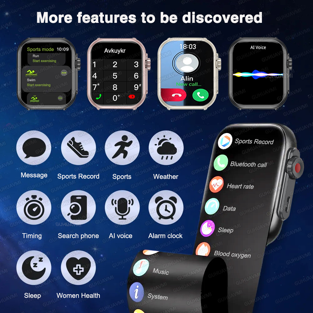 สําหรับ IOS นาฬิกา Ultra 2 SE  - Smartwatch Watches For Women Branded บทวิจารณ์และราคา