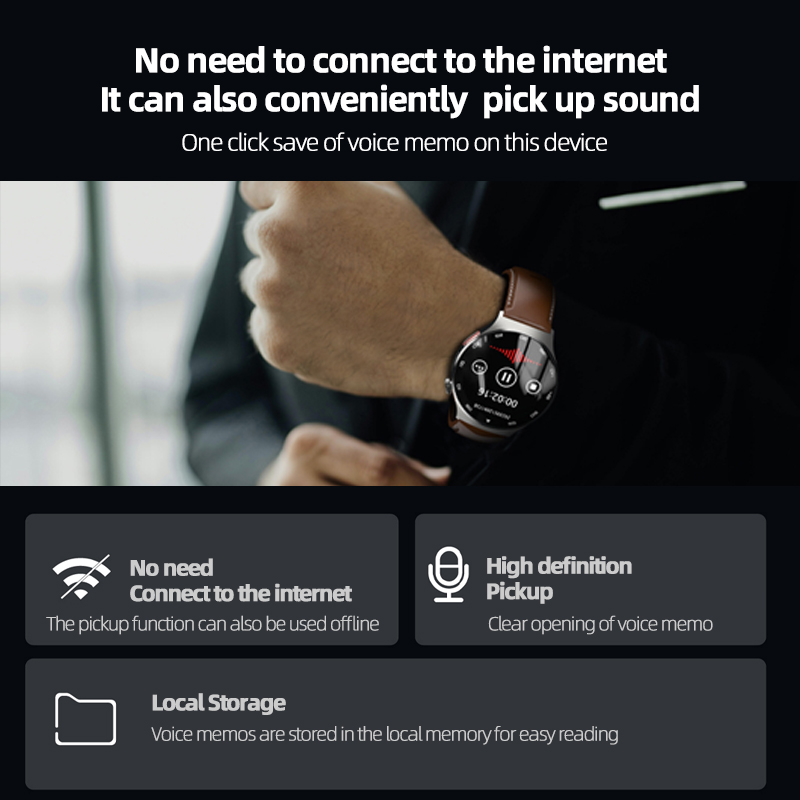 PHILIPS เครื่องบันทึกเสียงนาฬิ - Smartwatch Noise Watches For Men บทวิจารณ์และราคา