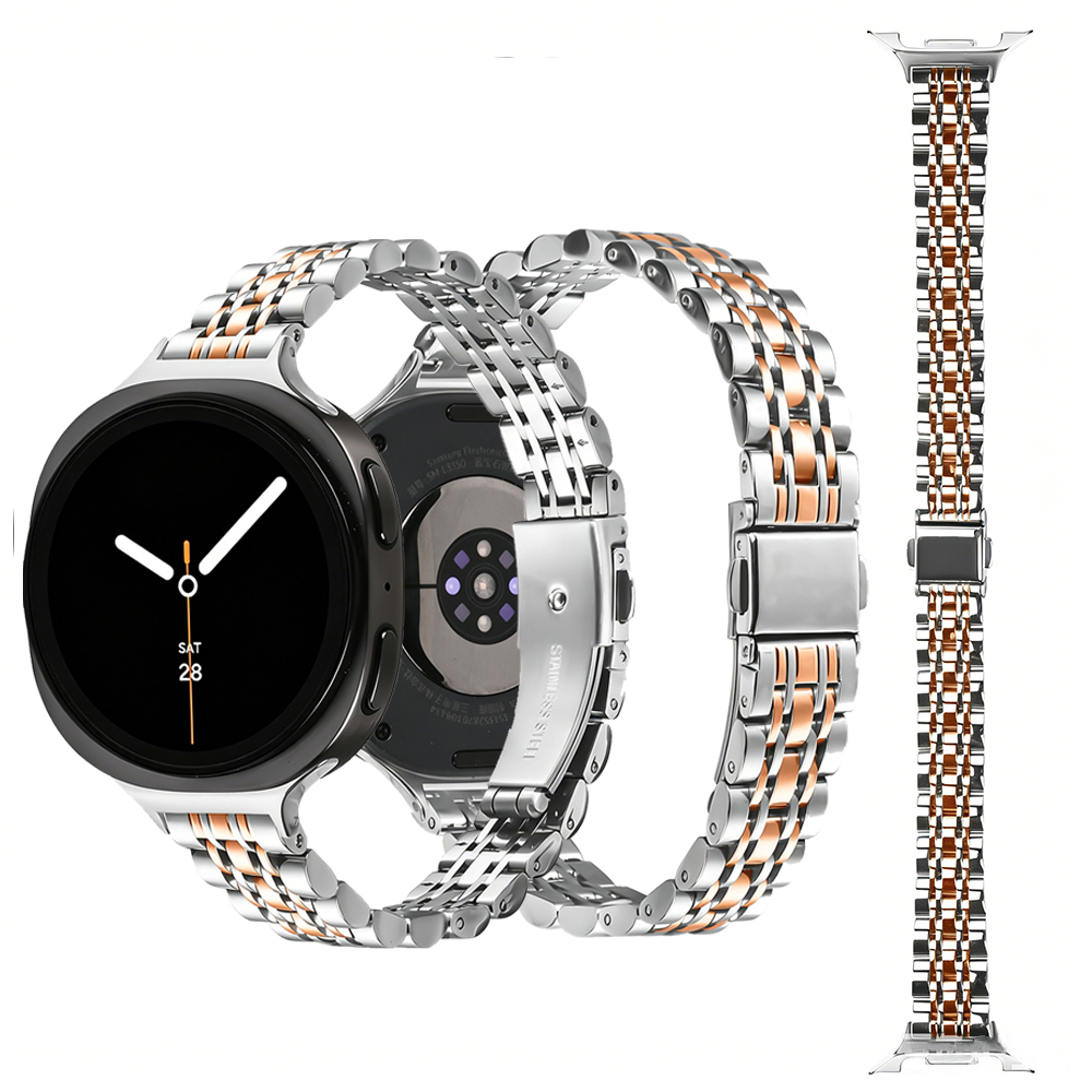 สายสแตนเลสสำหรับนาฬิกาซัมซุงกา - Smartwatch Slim Watches For Men บทวิจารณ์และราคา