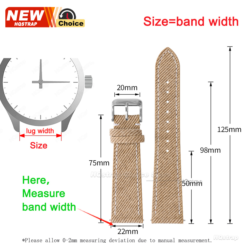 สายนาฬิกาผ้าไนลอนเดนิม 18 มม.  - Smartwatch Samsung Watches For Men บทวิจารณ์และราคา