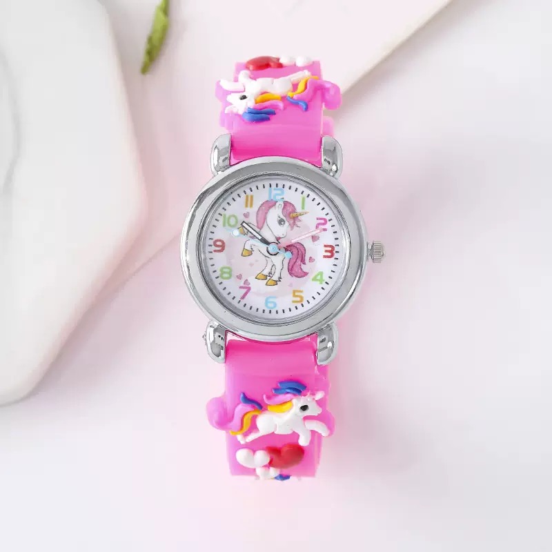 แฟชั่นที่มีสีสันการ์ตูนยูนิคอร - Silicone Sport Band บทวิจารณ์และราคา