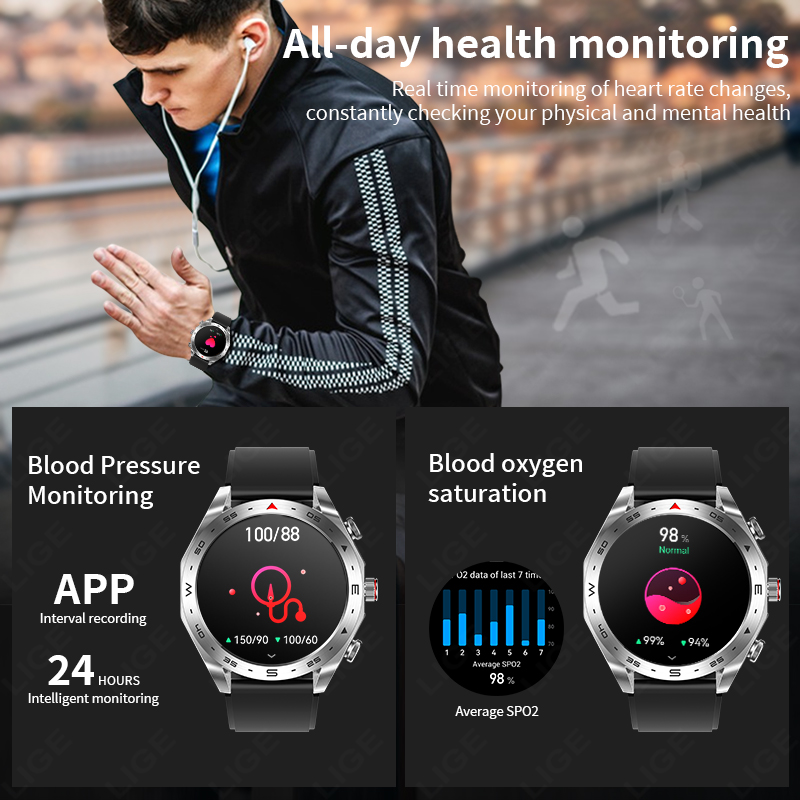 ใหม่สมาร์ทวอทช์ TWS 2in1 พร้อม - Smartwatch Noise Watches For Men บทวิจารณ์และราคา
