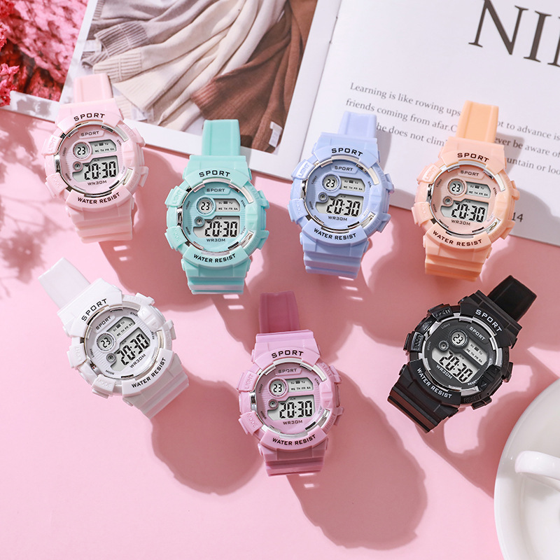 แฟชั่นนาฬิกาเด็กส่องสว่างกันน้ - Smartwatch Watches Boys บทวิจารณ์และราคา