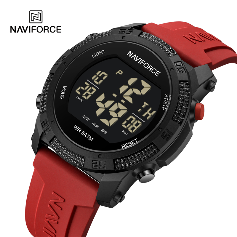 Naviforce 7104 ผู้ชายหรูหรานาฬ - Watch Display Pillow บทวิจารณ์และราคา