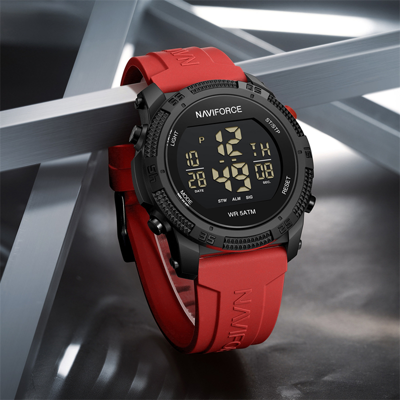 Naviforce 7104 ผู้ชายหรูหรานาฬ - Watch Display Pillow บทวิจารณ์และราคา