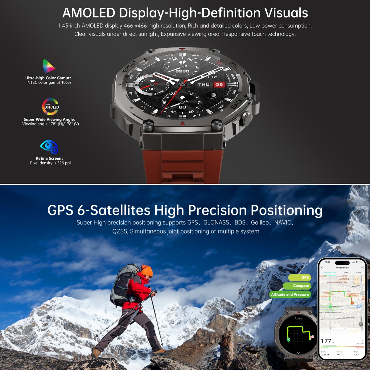 2025 ใหม่ทหารนาฬิกาสมาร์ทในตัว - Watch Vs Smartwatch บทวิจารณ์และราคา
