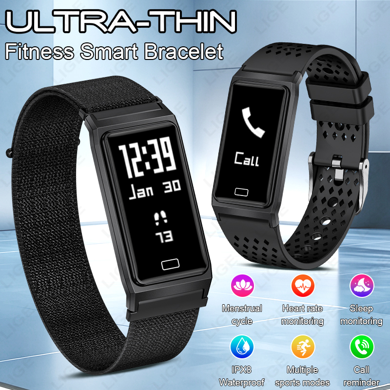 ใหม่อัลตร้าสลิม 4.9 มม.สมาร์ทว - Smartwatch Slim Watches For Men บทวิจารณ์และราคา