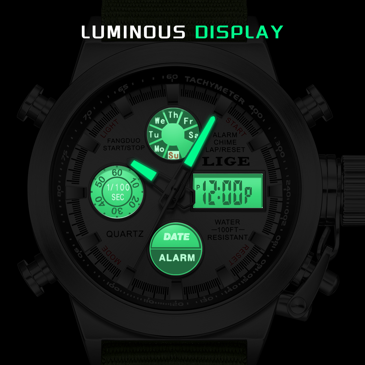 นาฬิกาข้อมือผู้ชาย LIGE แบรนด์ - Smartwatch Watches For Men Digital บทวิจารณ์และราคา