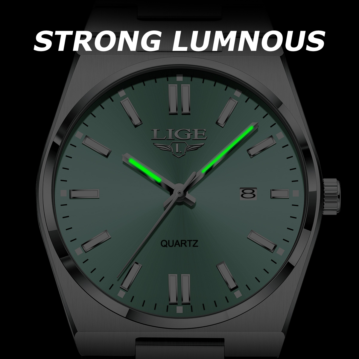 LIGE แบรนด์หรูนาฬิกาผู้ชายแฟชั - Smartwatch Vintage Watches For Men บทวิจารณ์และราคา