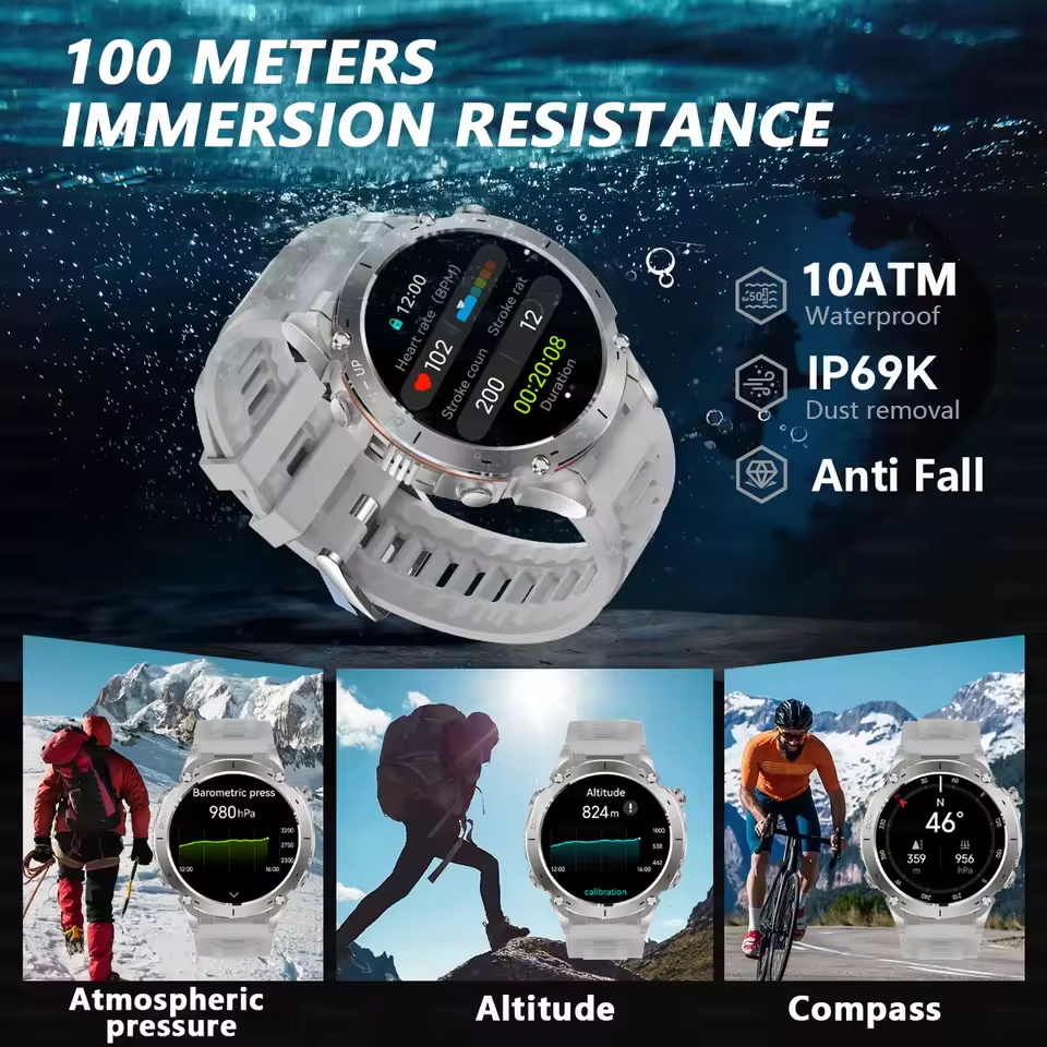 ใหม่กลางแจ้งทีเร็กซ์ 3 ทหาร GP - Heart Rate Gps Watch บทวิจารณ์และราคา
