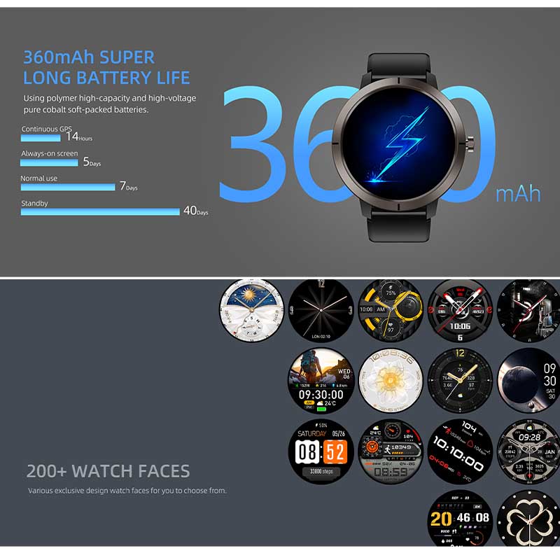 สมาร์ทวอทช์ GPS ปี 2026 หน้าจอ - Heart Rate Gps Watch บทวิจารณ์และราคา