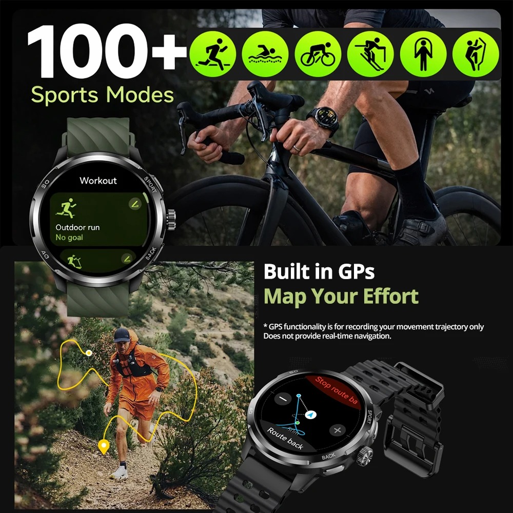 นาฬิกาอัจฉริยะ Ulefone Armor W - Heart Rate Gps Watch บทวิจารณ์และราคา