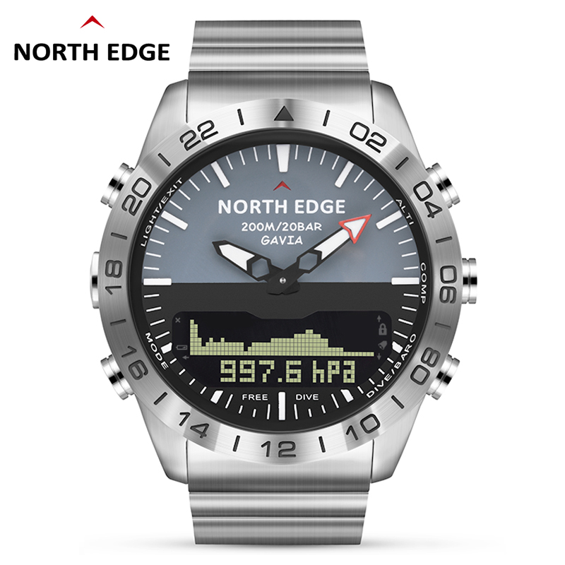 NORTH EDGE Mens Dive Watchกองท - Smartwatch Army Watches For Men บทวิจารณ์และราคา