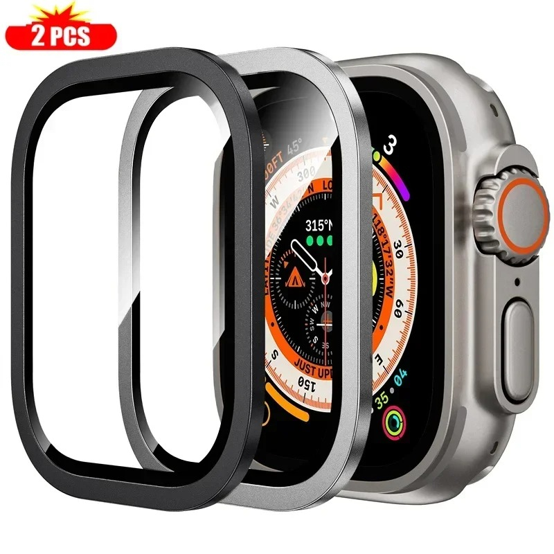 2PCS กระจกนิรภัยสําหรับ Apple  - Apple Watch Band บทวิจารณ์และราคา