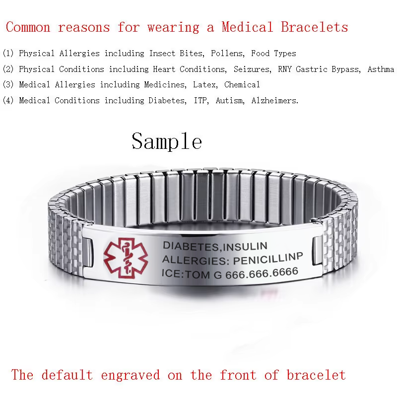 V noxสแตนเลสเตือนการแพทย์ยืดปร - Bracelet Link Remover บทวิจารณ์และราคา