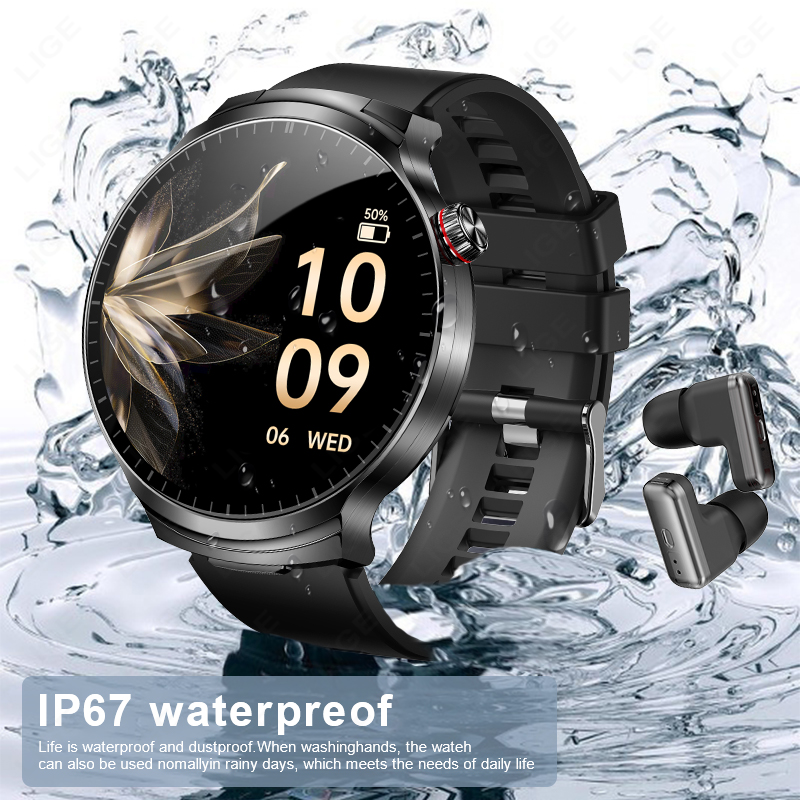 LIGE 2026 ใหม่ TWS 2 in 1 หูฟั - Smartwatch Noise Watches บทวิจารณ์และราคา