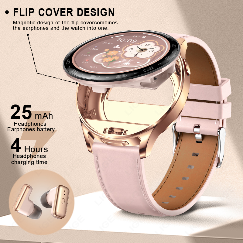 2 In 1 TWSชุดหูฟังสมาร์ทนาฬิกา - Smartwatch Noise Watches For Men บทวิจารณ์และราคา