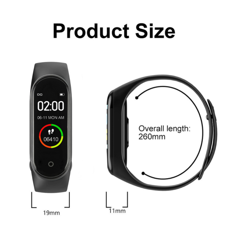 M4นาฬิกาสมาร์ทกีฬาสายรัดข้อมือ - Smartwatch Watches For Women Branded บทวิจารณ์และราคา