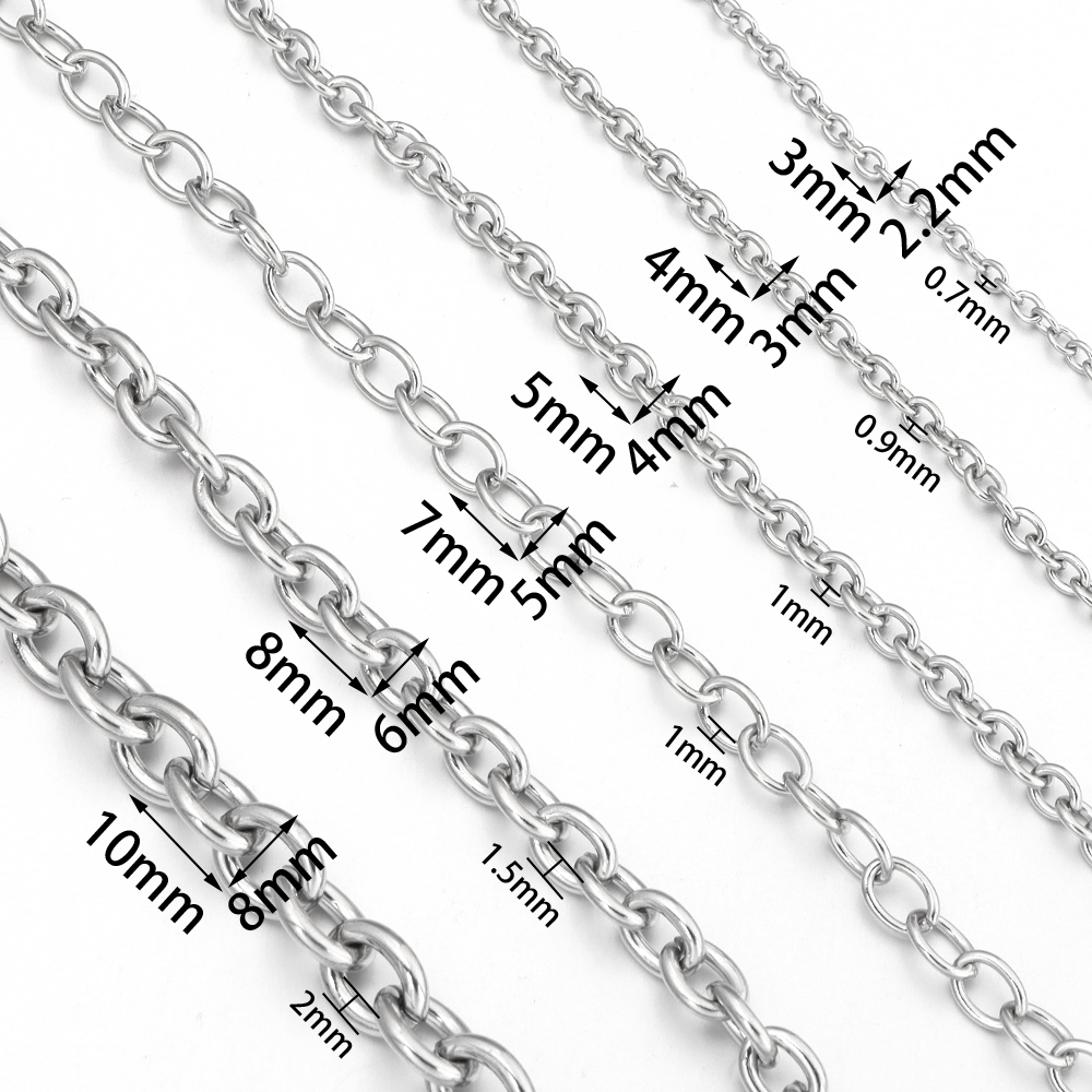 โซ่สแตนเลส 5 หลา/ล็อต รูปทรงตั - Bracelet Link Remover บทวิจารณ์และราคา